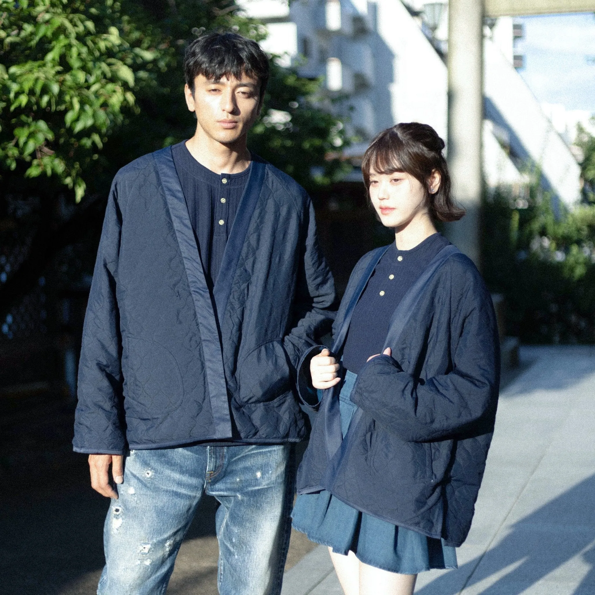 雙面すもう兎 Embroidery Reversible Kimono