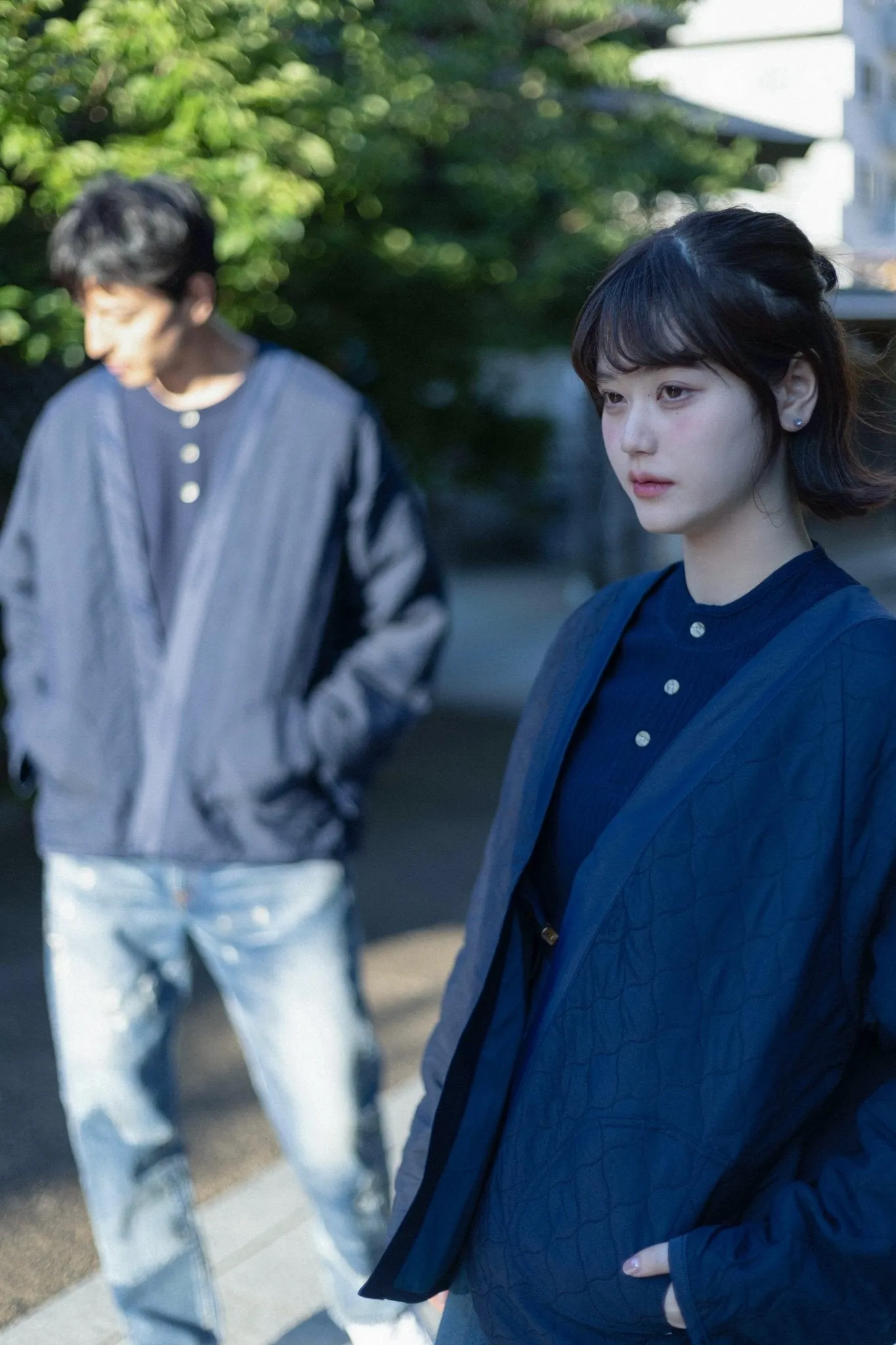 雙面すもう兎 Embroidery Reversible Kimono