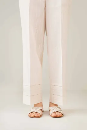 1 Piece - White Paste Printed Loose Fabric - 42503072