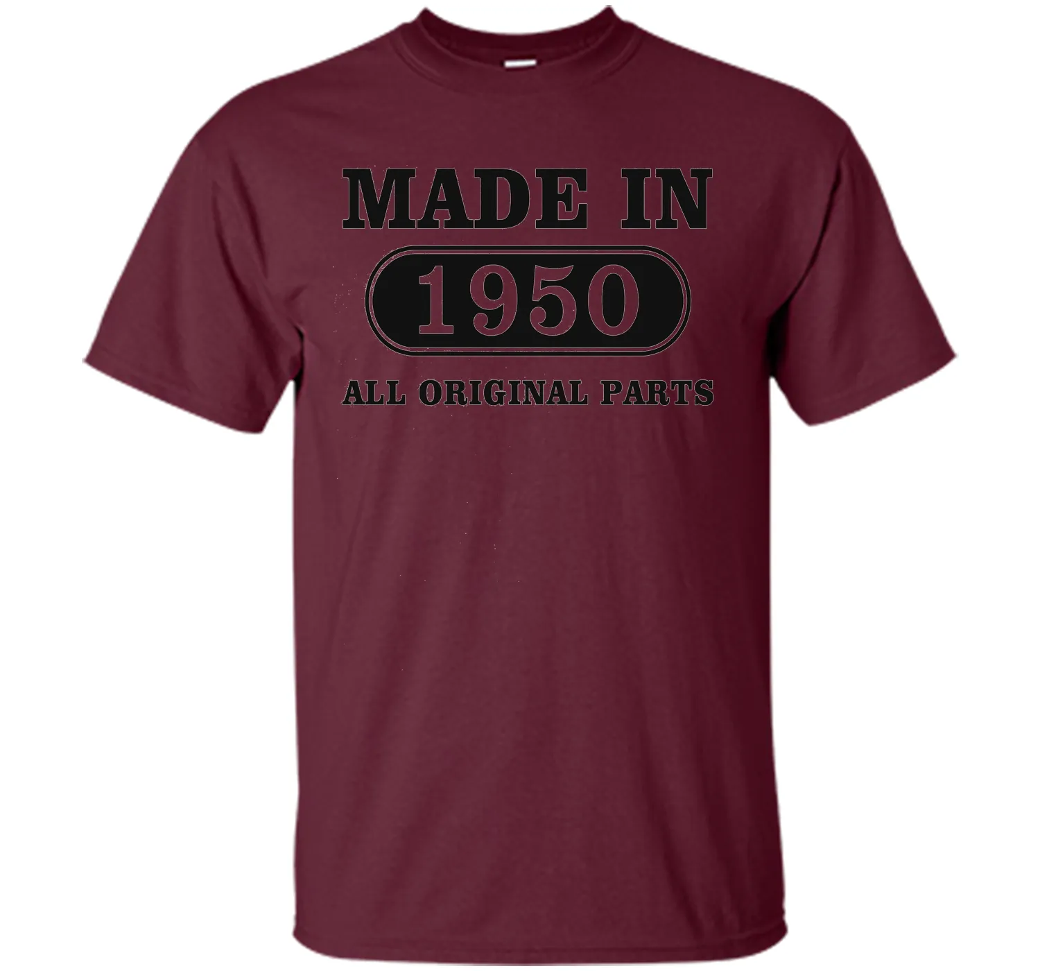 66th Birthday Gift, Made in 1950 All Original Parts, T-Shirt