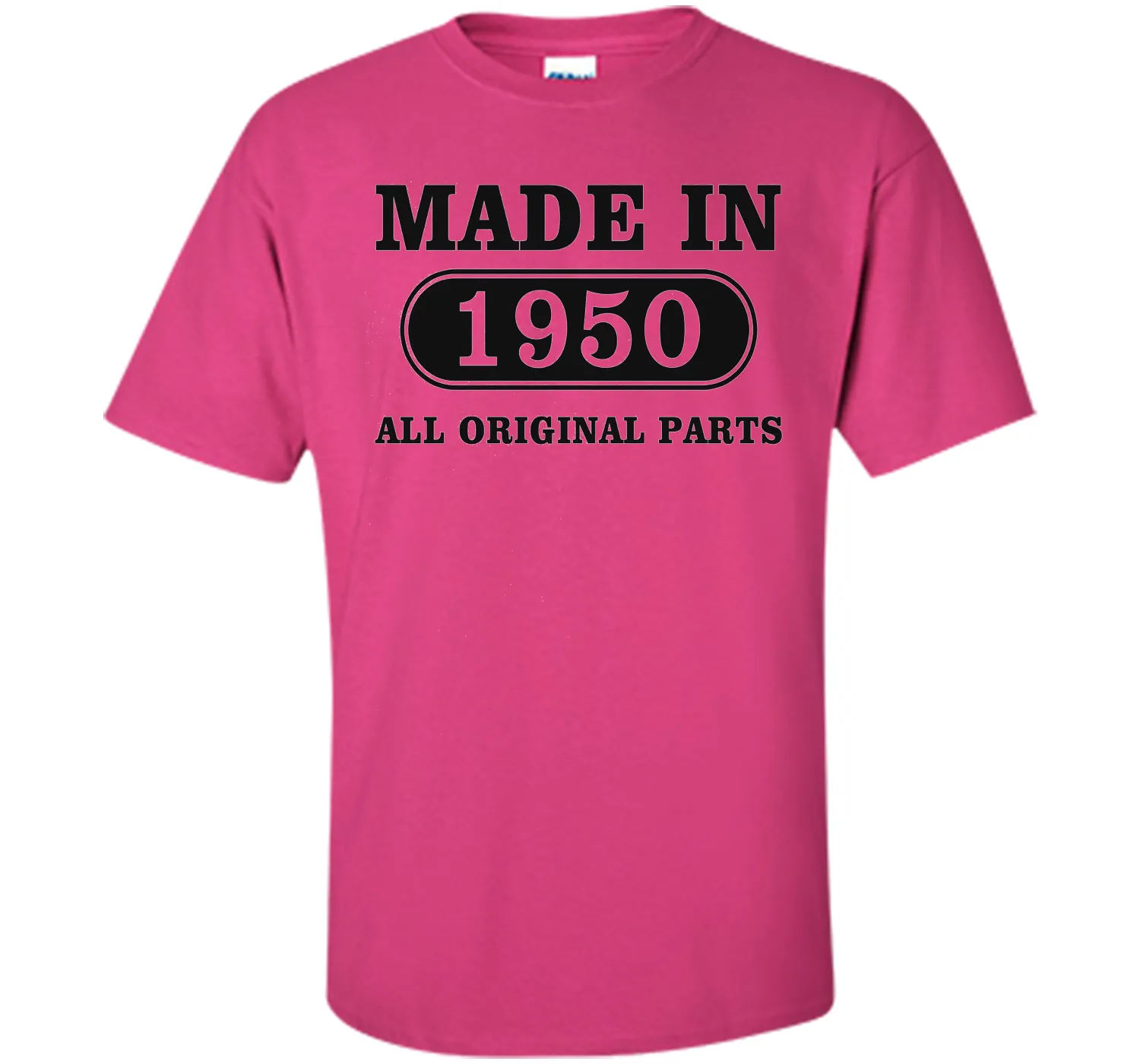 66th Birthday Gift, Made in 1950 All Original Parts, T-Shirt