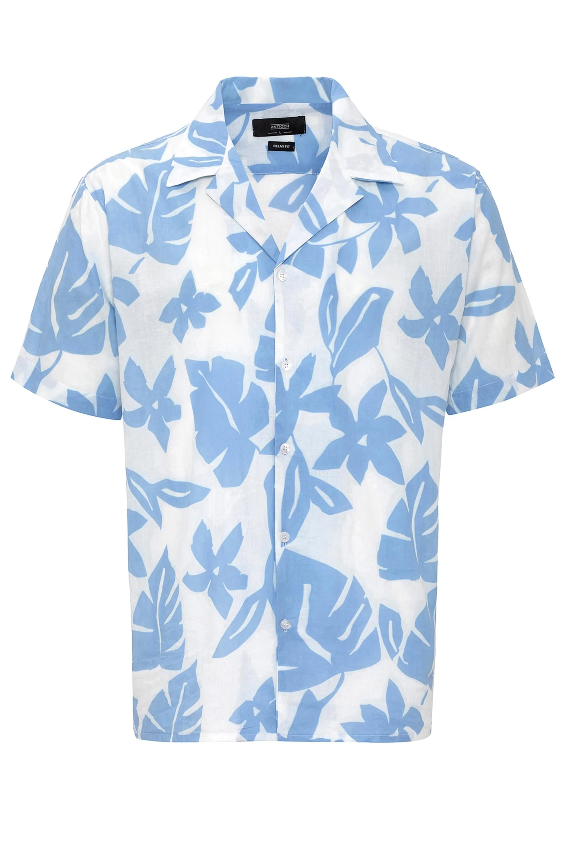 ANT Floral Patterned Top Collar Men's Shirt - Krefeld