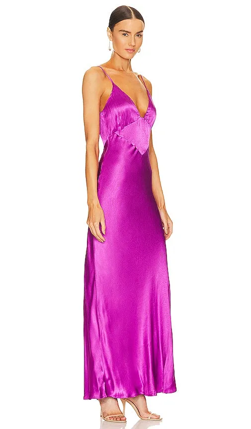 Bardot x REVOLVE Wintour Midi Slip Dress in Purple