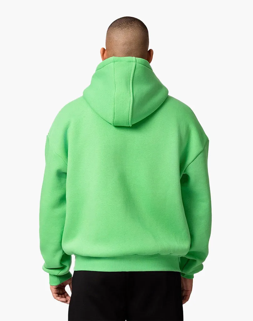 BASIC ZIP-HOODIE (POISON GREEN)