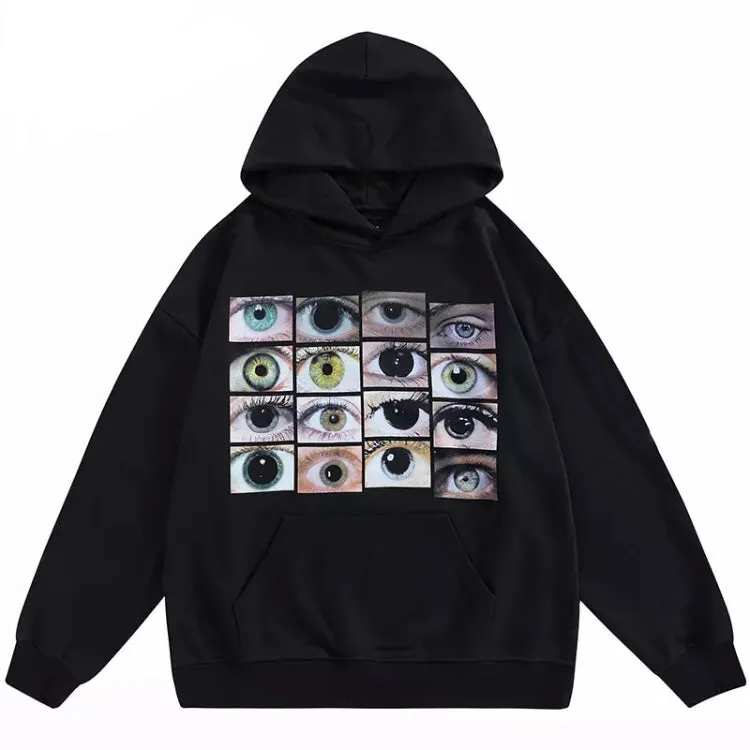 Black 'Eyes Wide' Hoodie