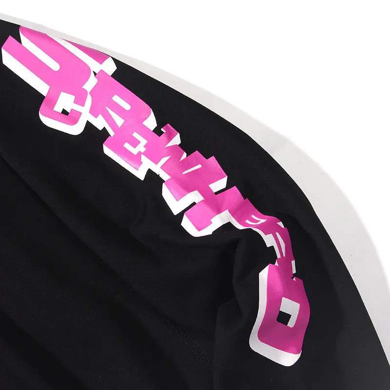 Bone Vlone Hoodie Skull Dissolved Purple Big V Hooded Sweater Men's and Women's Coats