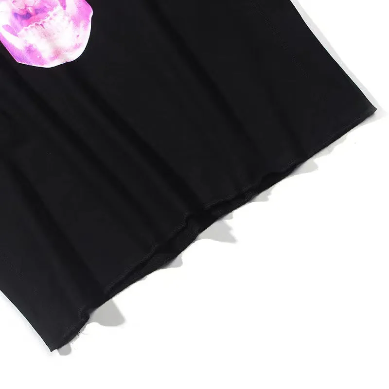 Bone Vlone Hoodie Skull Dissolved Purple Big V Hooded Sweater Men's and Women's Coats