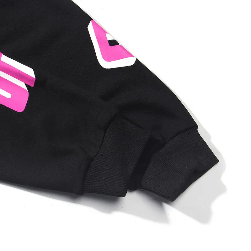 Bone Vlone Hoodie Skull Dissolved Purple Big V Hooded Sweater Men's and Women's Coats