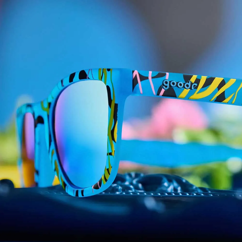 Boozy Blue Mystery Drink Sunglasses