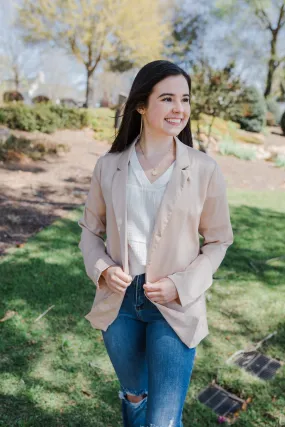Boss Babe Champagne Blazer