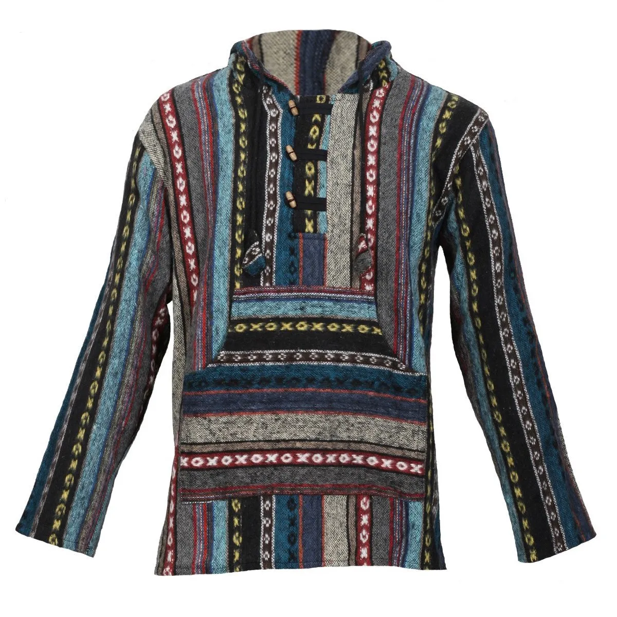 Brushed Cotton Multi-Colour Hoodie