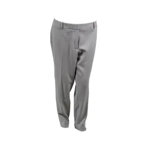 Calvin Klein Women's Plus Size Slim Twill Casual Pants Gray Size 16W
