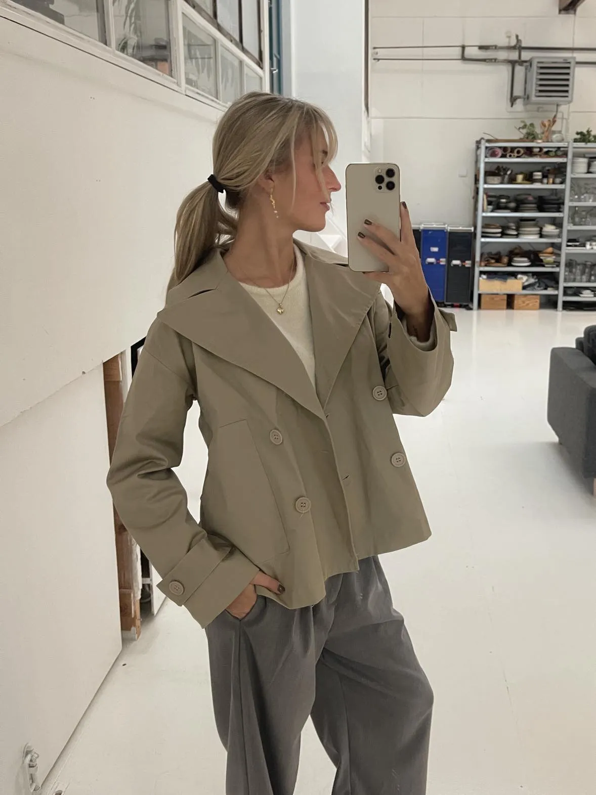 Catinka trenchcoat - sand