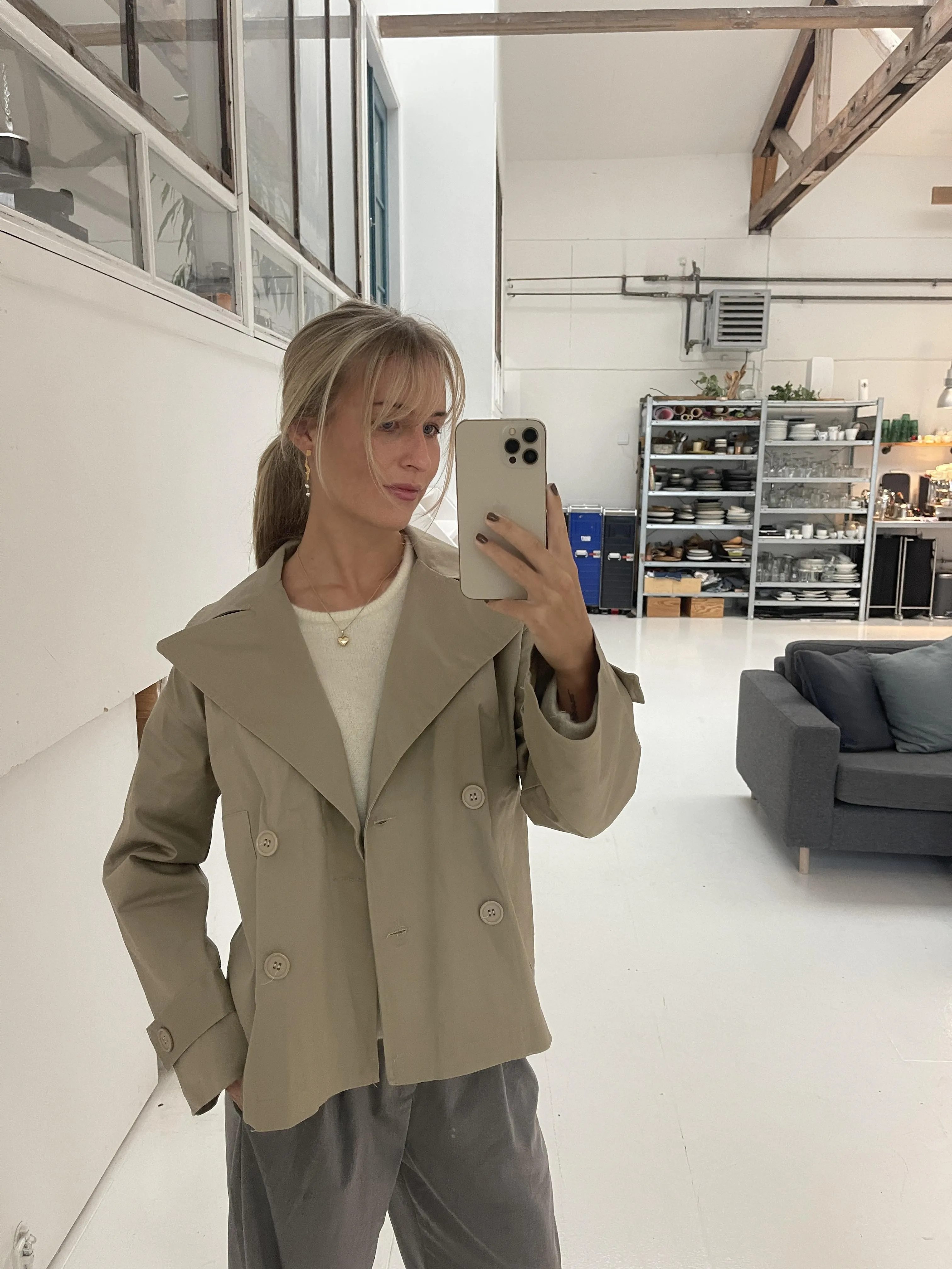 Catinka trenchcoat - sand