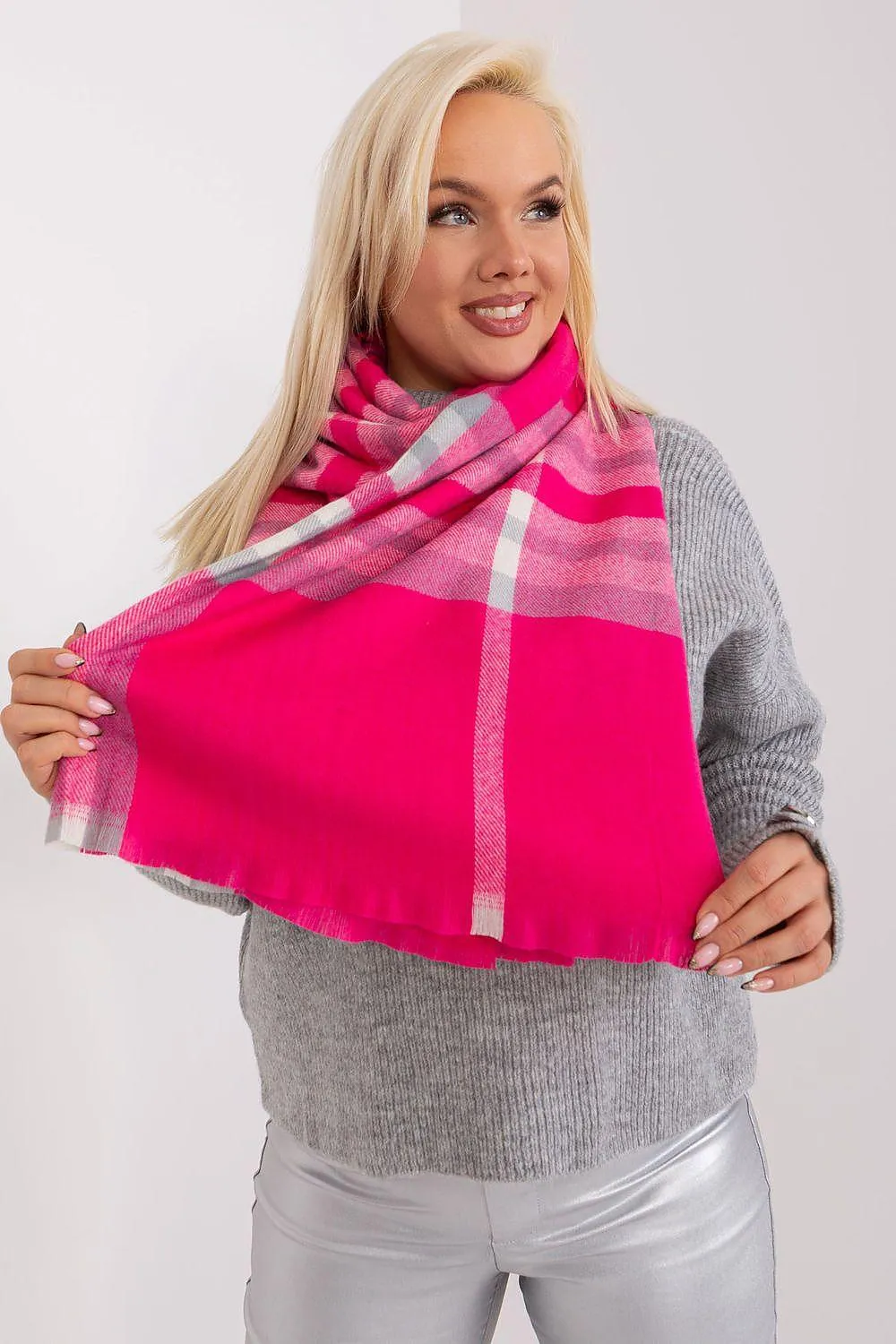 Chic Plaid Winter Scarf