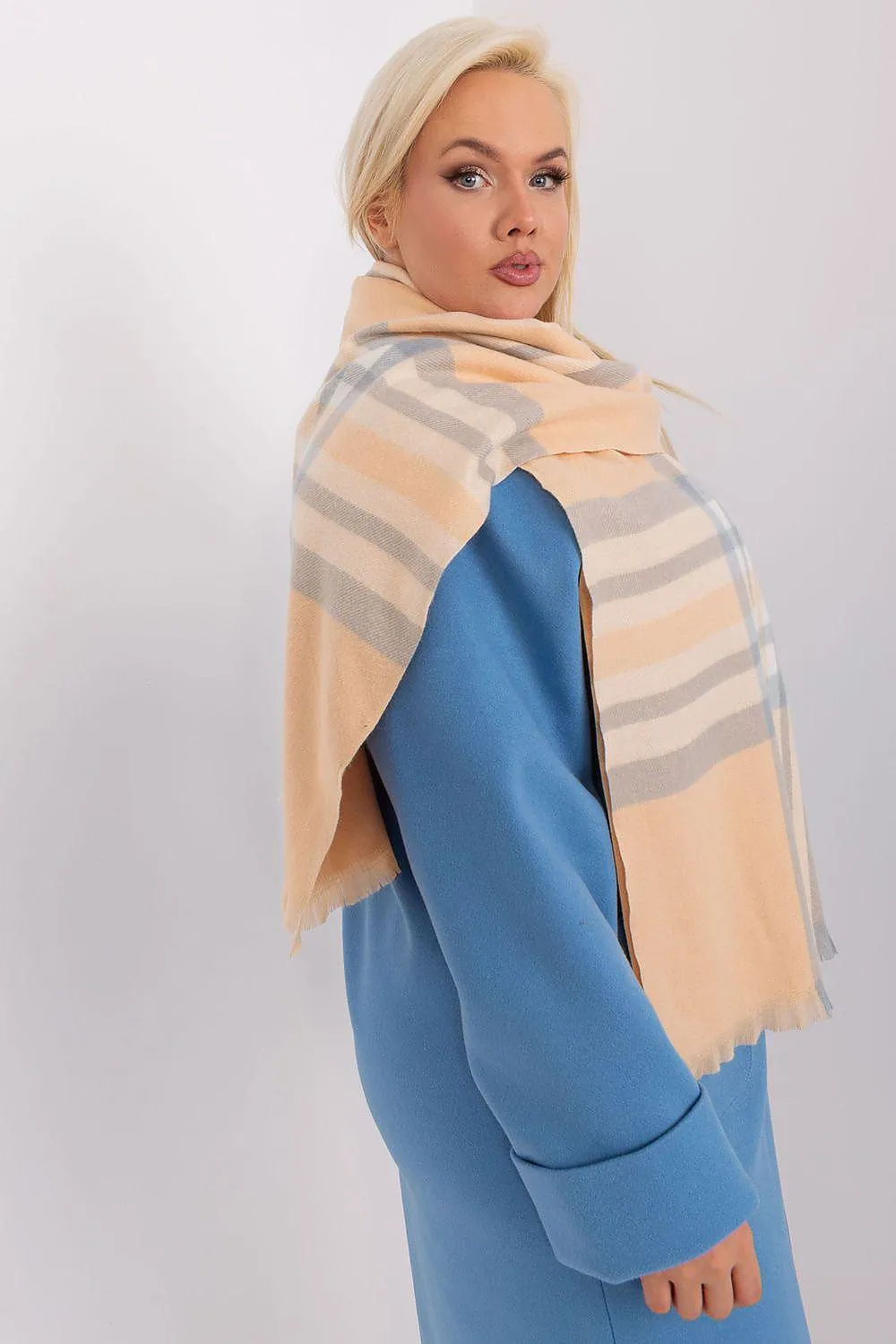 Chic Plaid Winter Scarf