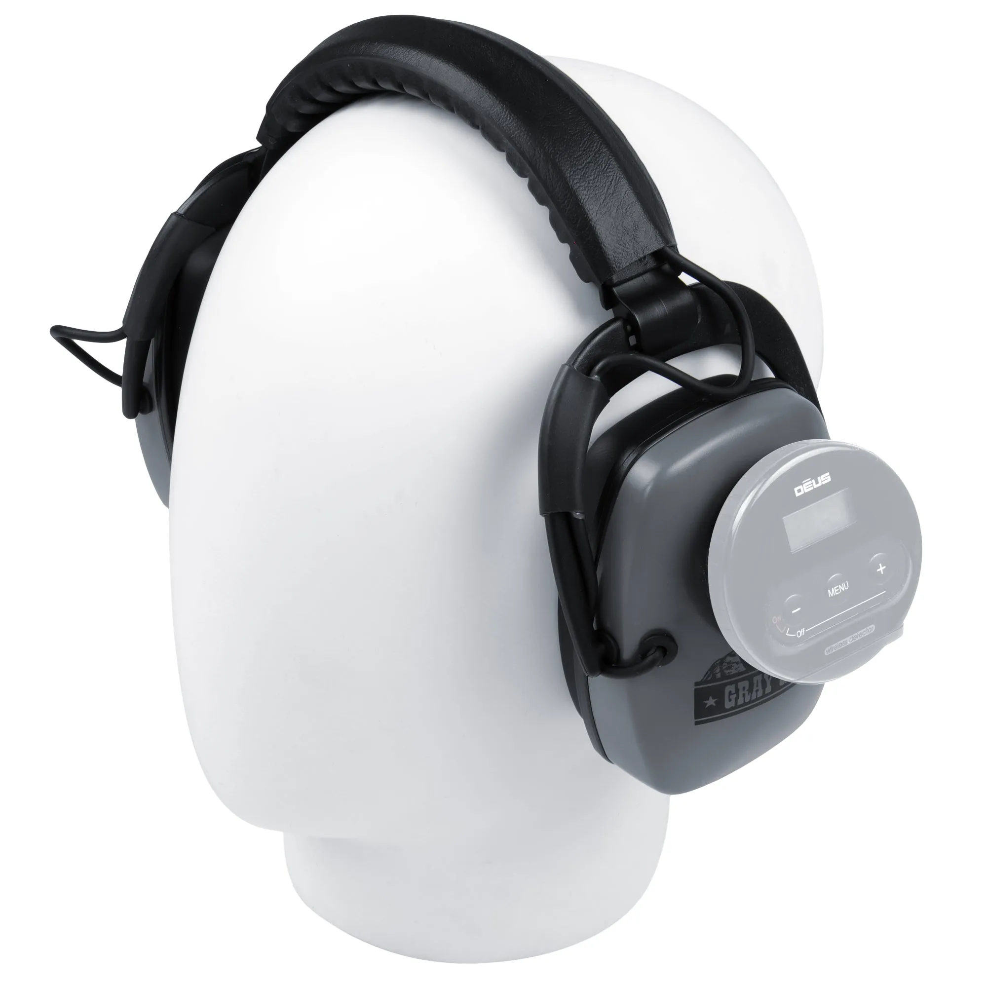 Detector Pro Gray Ghost XP Platinum Series Wireless Headphones for XP Deus | XP Deus II