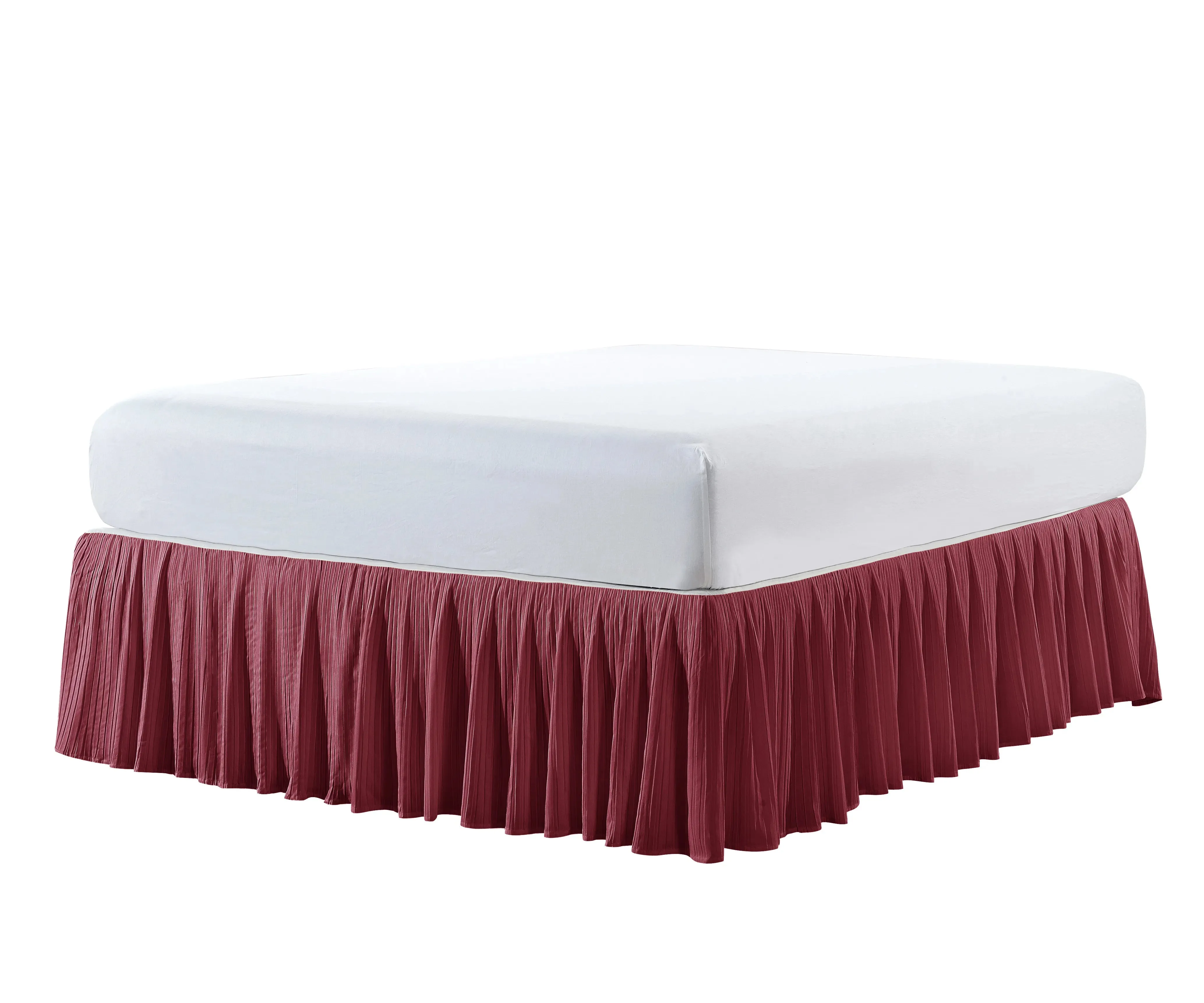 Diamond Flannel Quilts Matching Bed skirt - 18" Drop Length