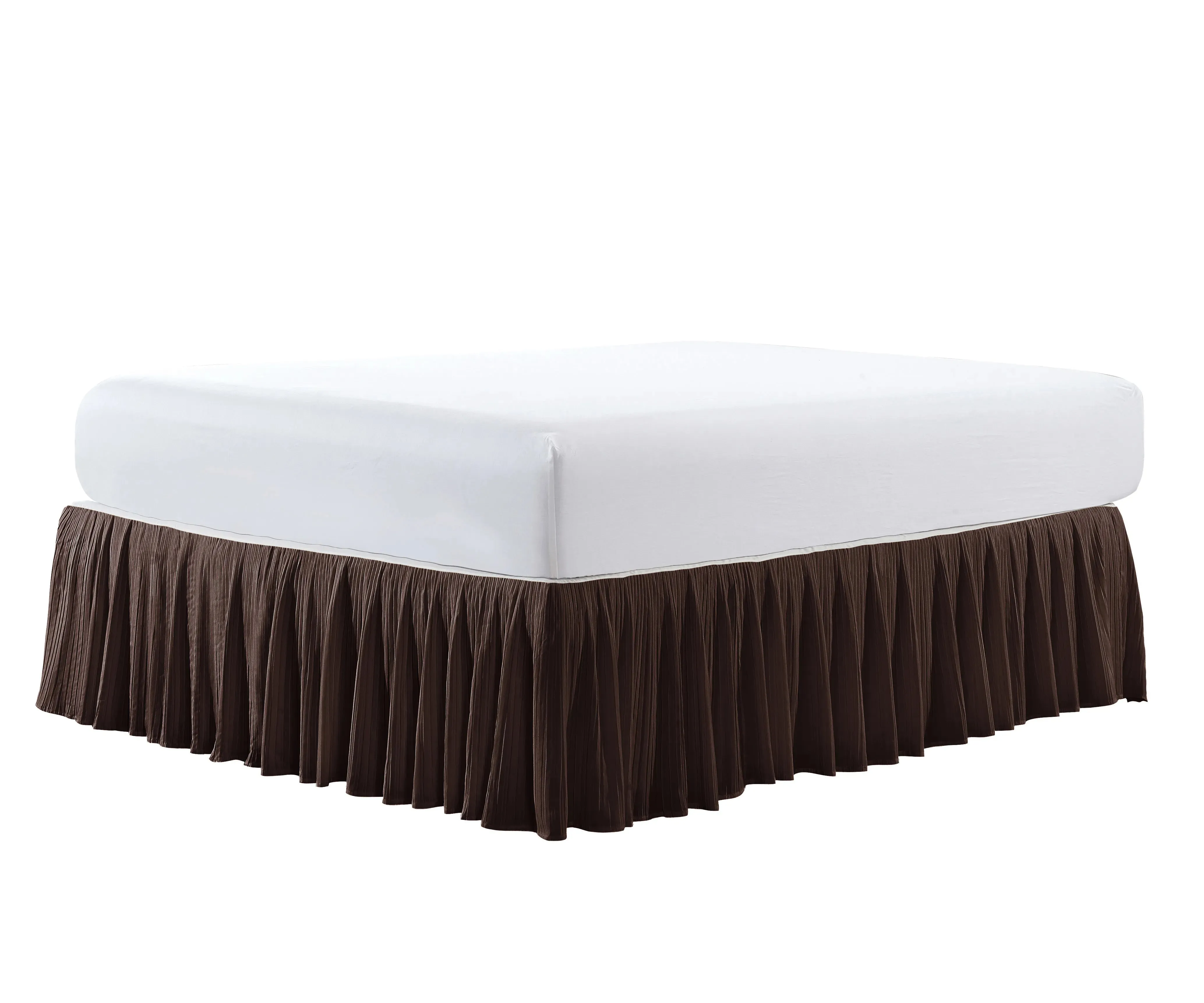 Diamond Flannel Quilts Matching Bed skirt - 18" Drop Length