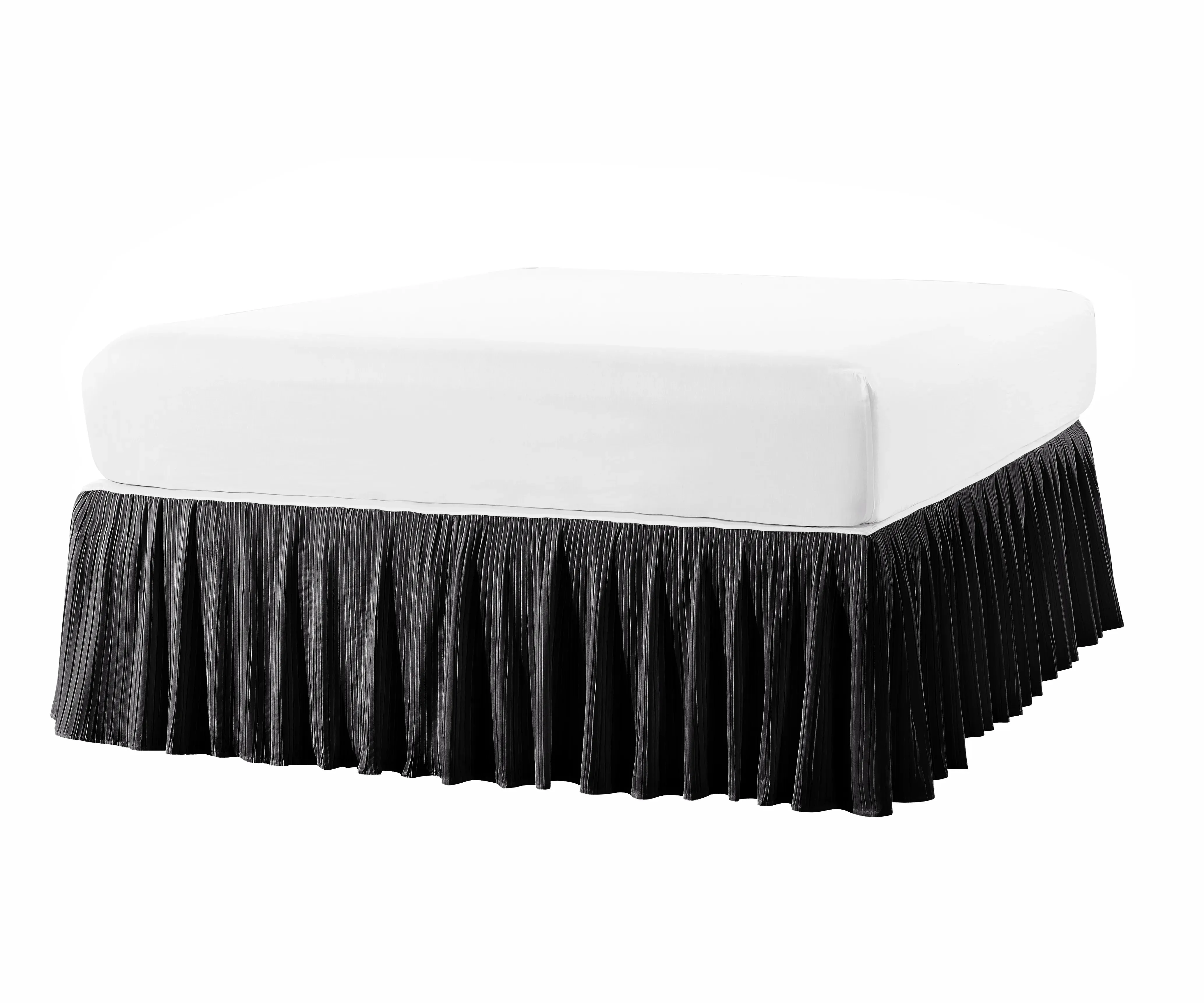 Diamond Flannel Quilts Matching Bed skirt - 18" Drop Length