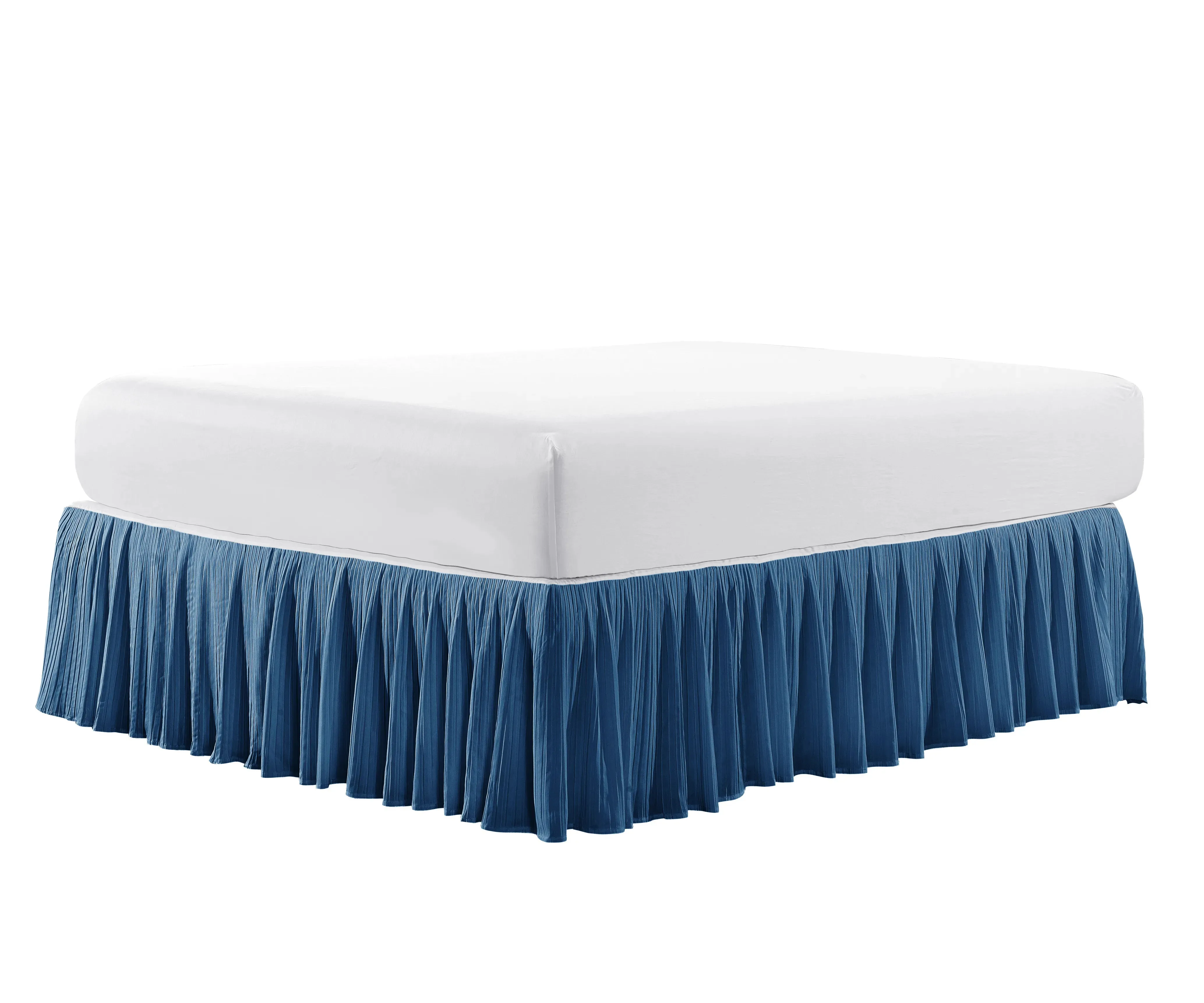 Diamond Flannel Quilts Matching Bed skirt - 18" Drop Length