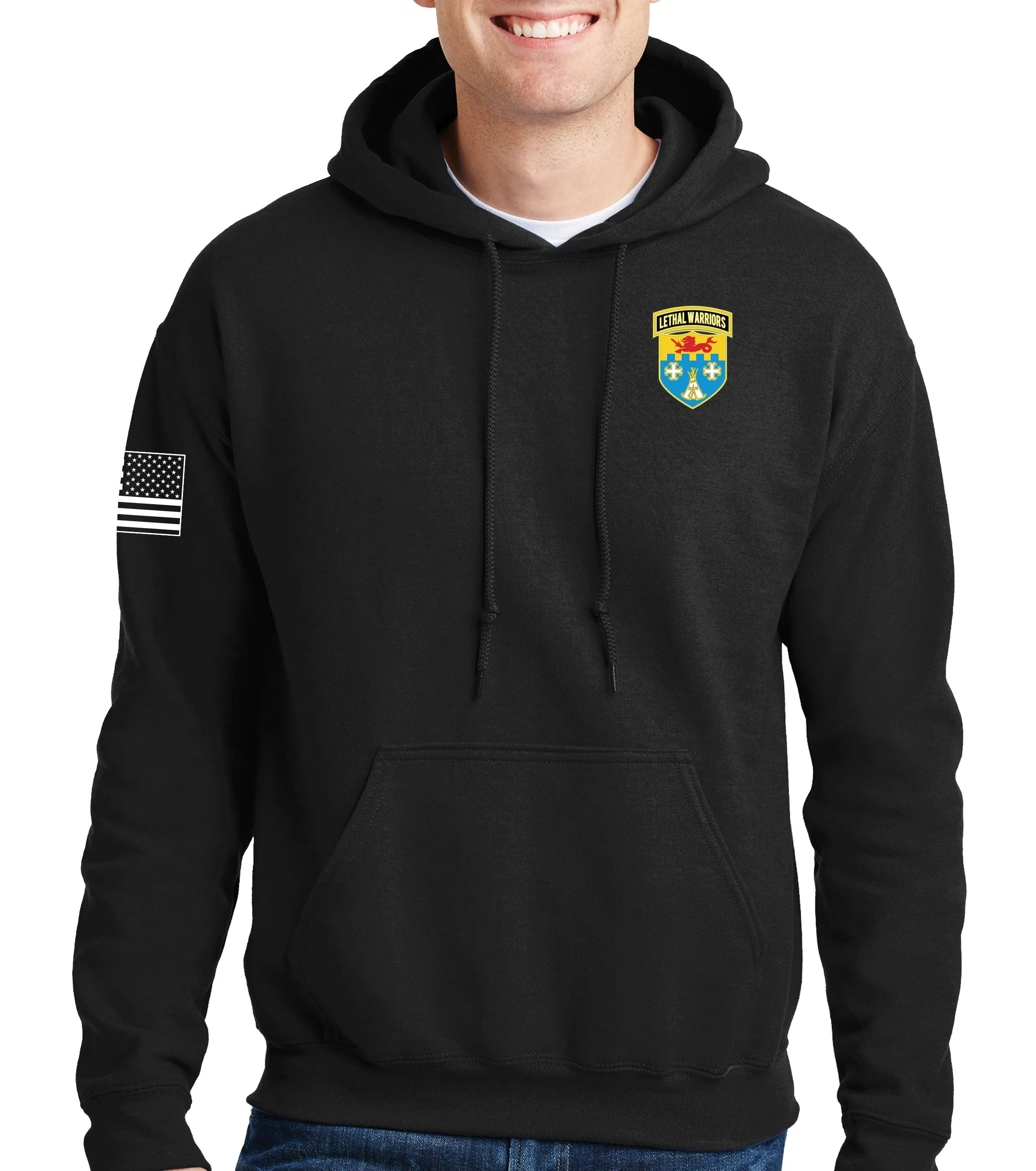 Distro Unisex Unit Hoodie Sweatshirt. This sweatshirt is NOT approved for PT