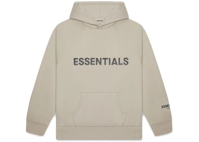 FEAR OF GOD ESSENTIALS "3D Silicon" Hoodie Olive