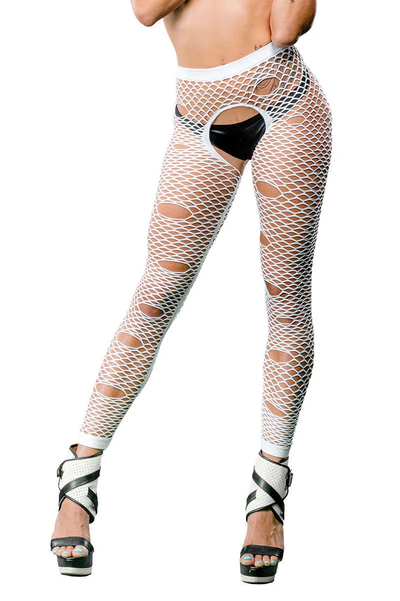 Fishnet Tights With Holes