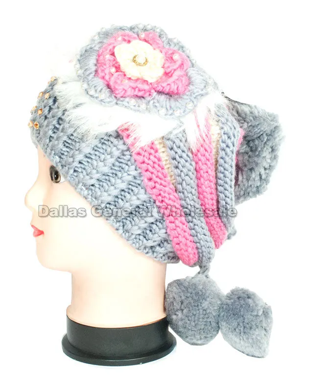 Girls Winter Fashion Beanie Caps Wholesale