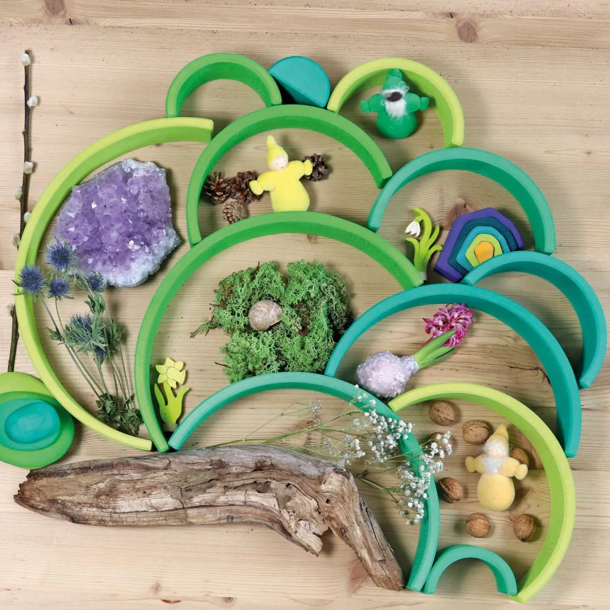Grimm’s Large Rainbow Meadow Green NEW 2022