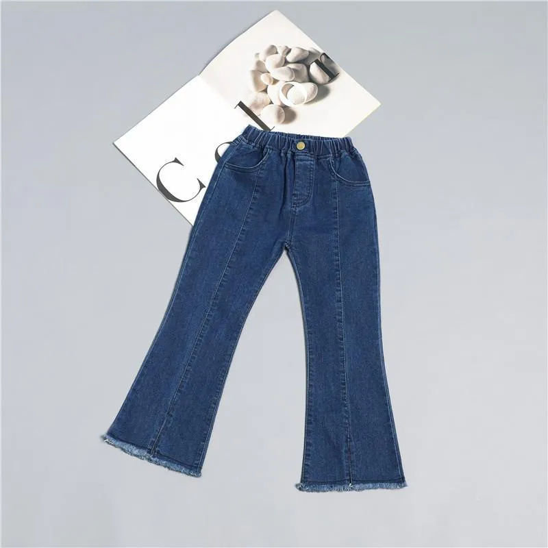 Grow Girl Denim Flared Pants