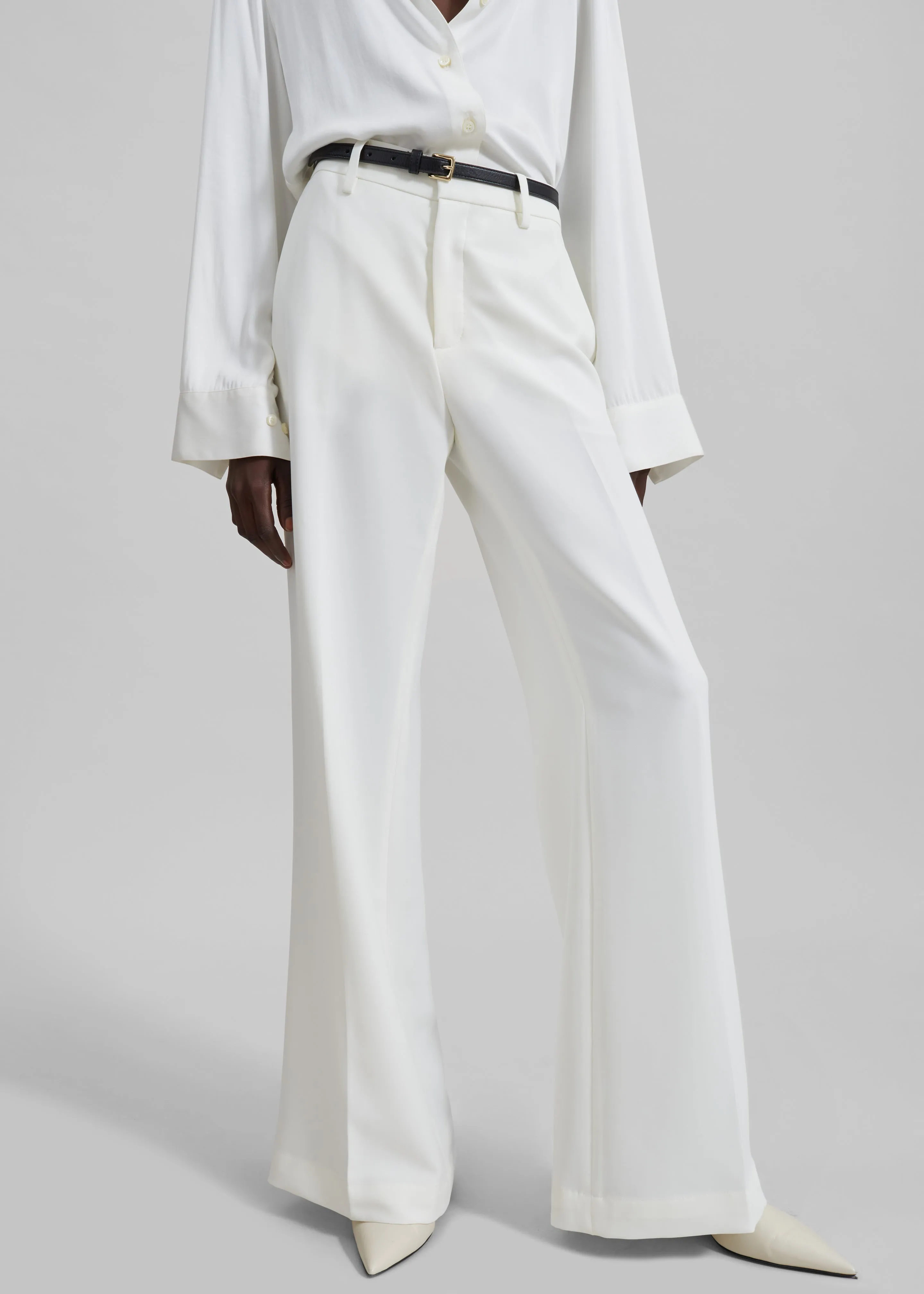 Katie Flared Pants - Ivory