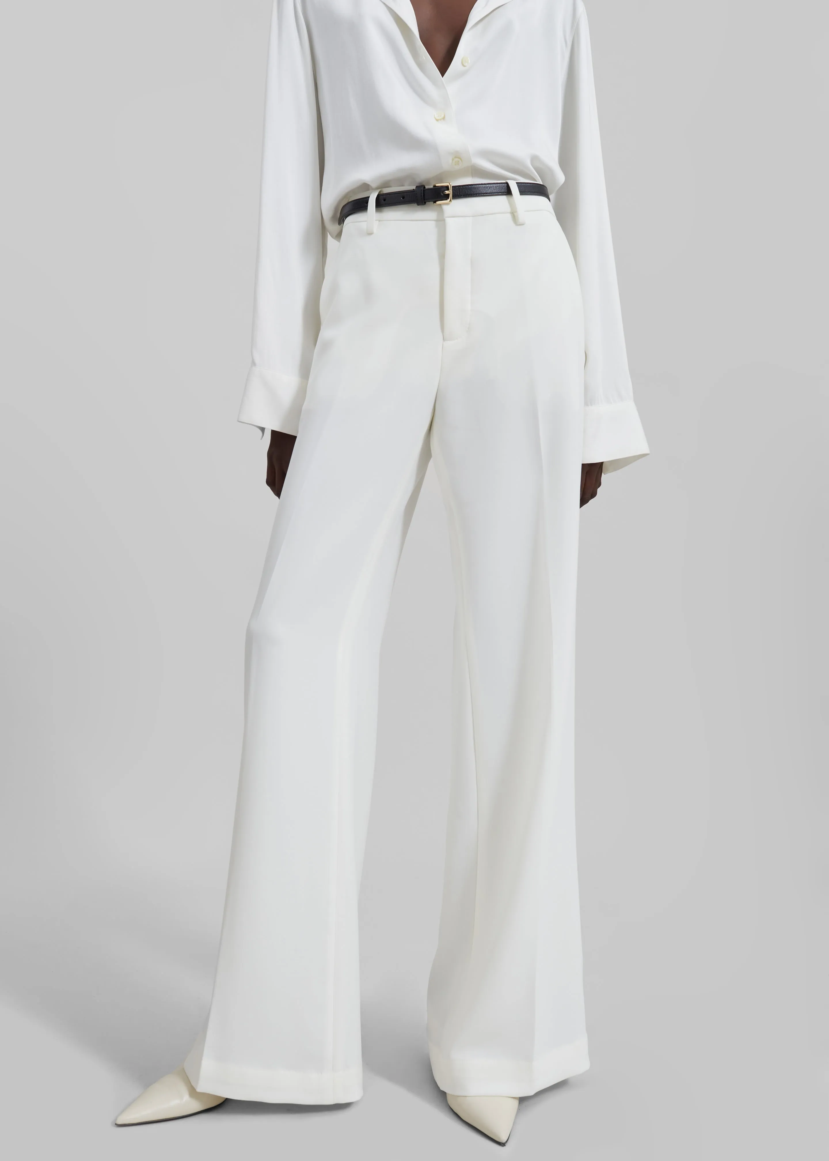 Katie Flared Pants - Ivory