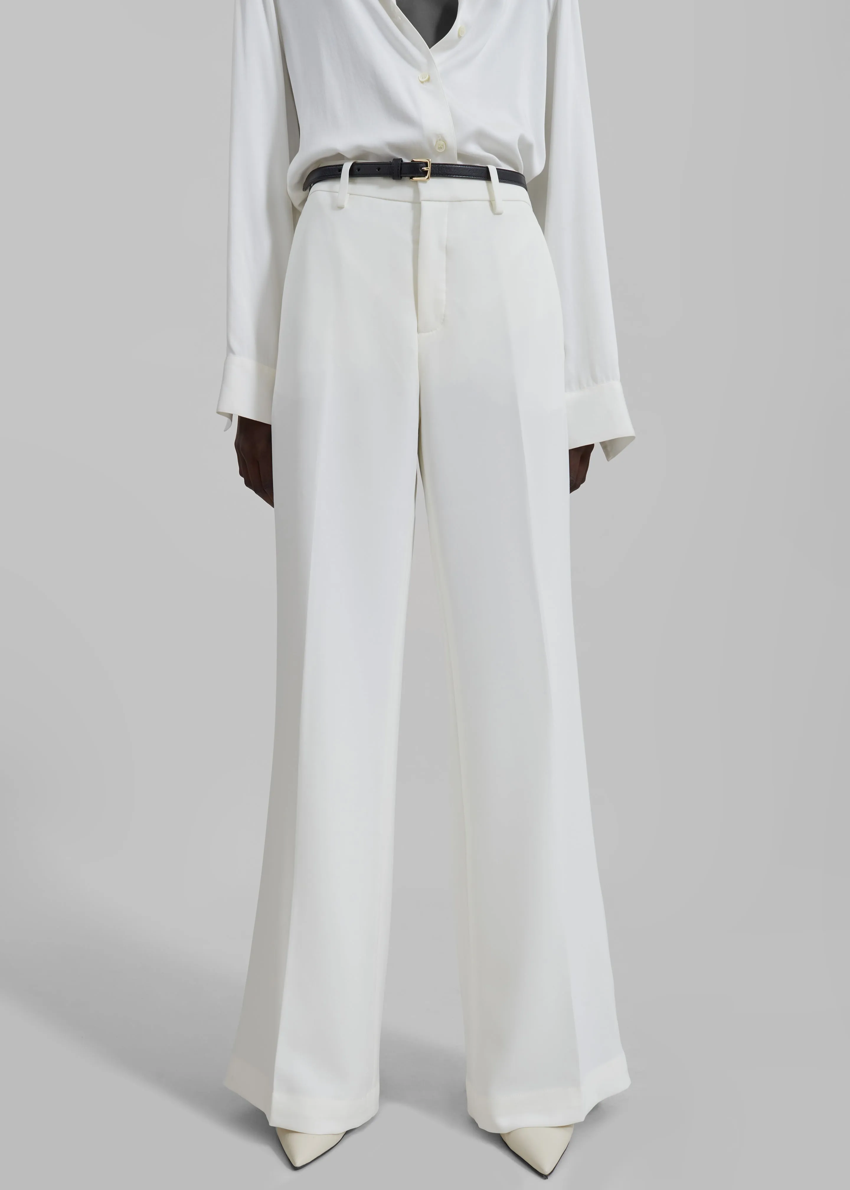 Katie Flared Pants - Ivory