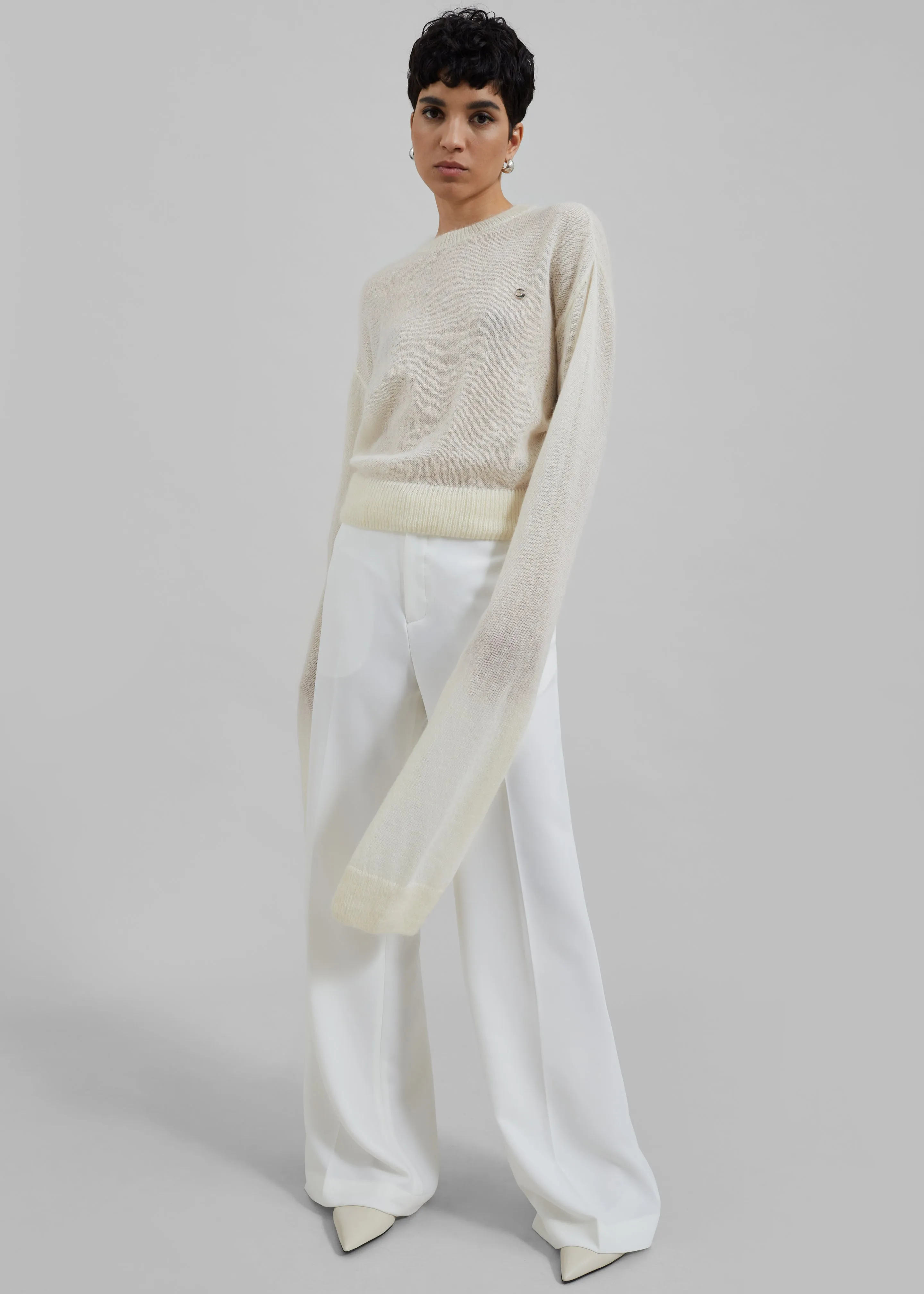 Katie Flared Pants - Ivory