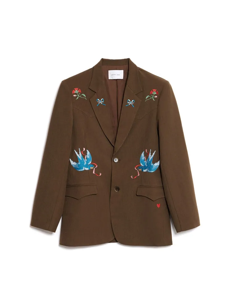 Lilian Embroidered Blazer