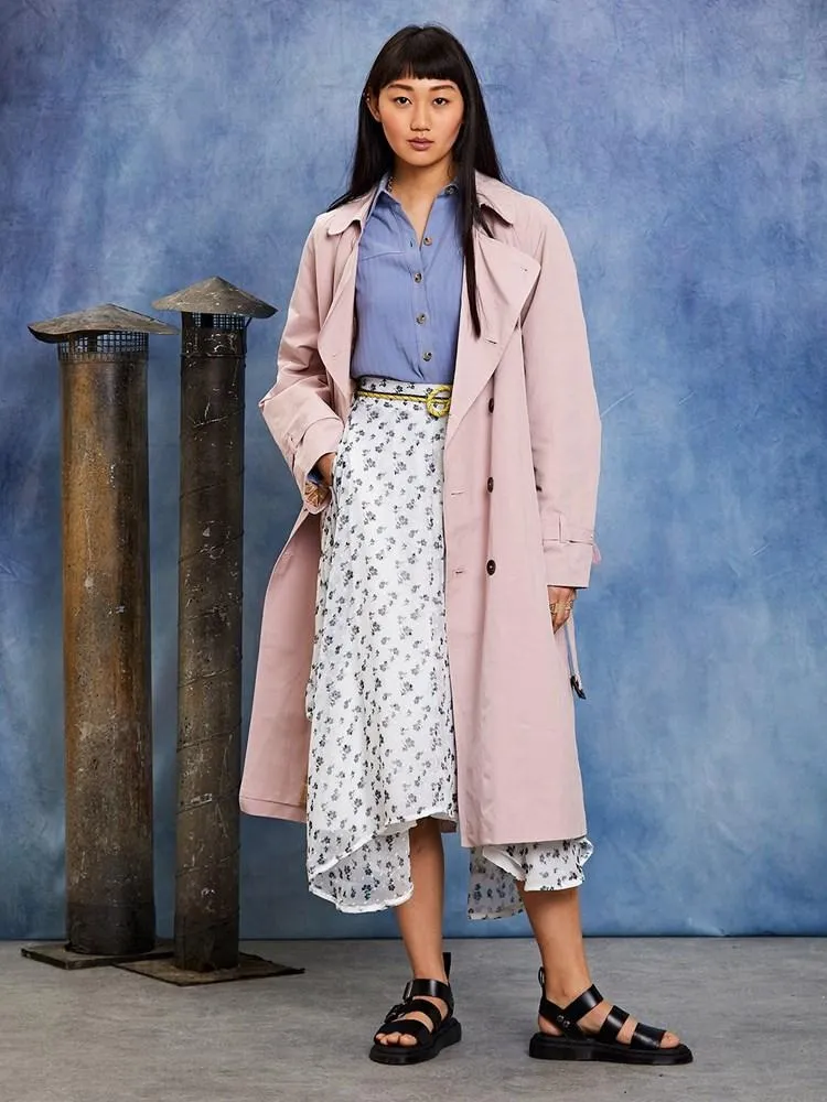 <b> Ghospell </b> Cloud 9 Trench Coat