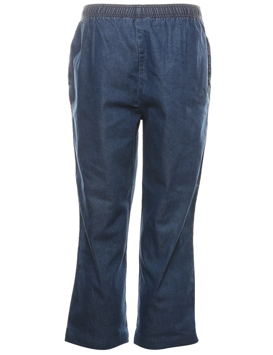 Medium Wash Denim Trousers - W32 L25