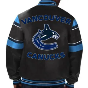 NHL Vancouver Canucks Leather Jacket