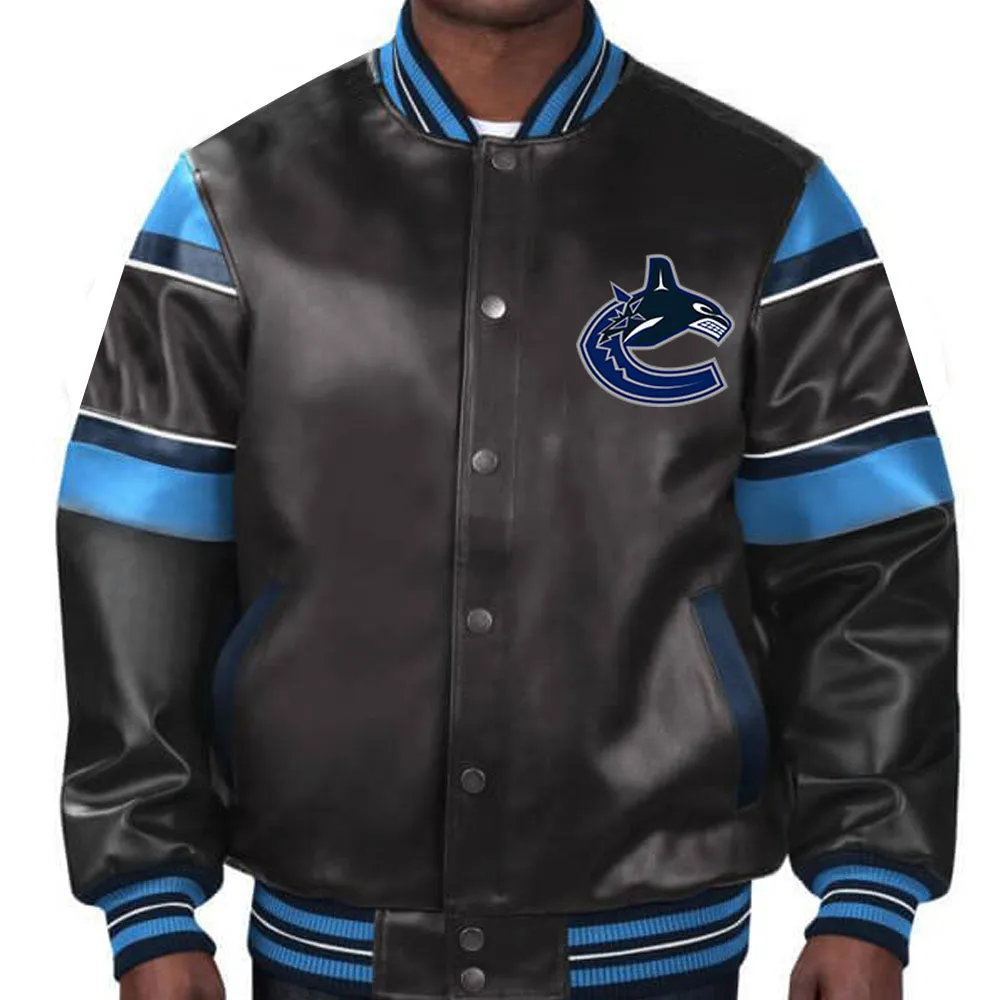 NHL Vancouver Canucks Leather Jacket