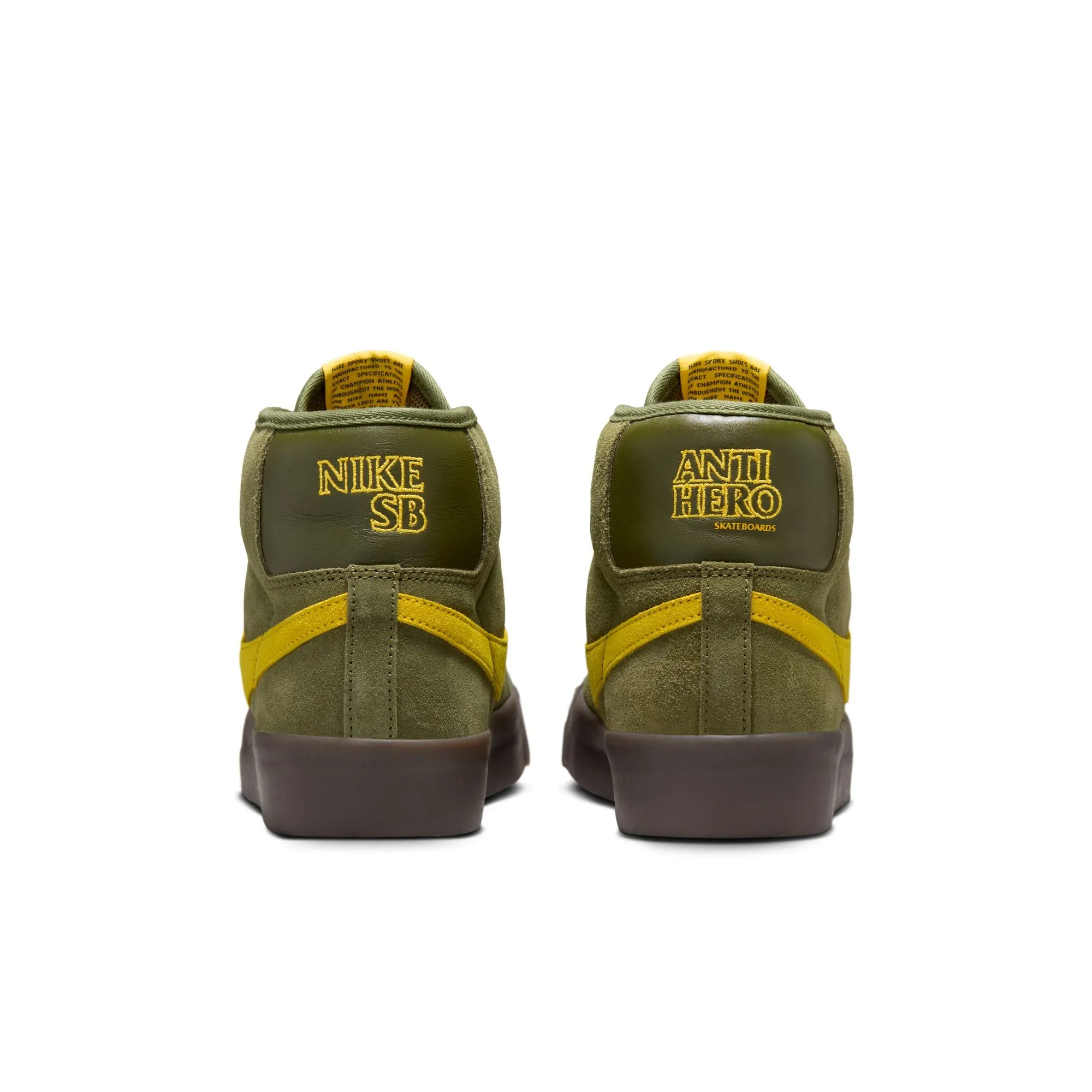 Nike SB Zoom Blazer Mid x Antihero-Rough Green/Amarillo
