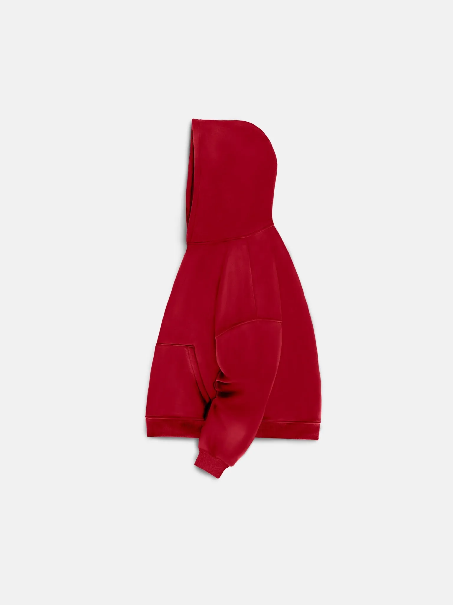 Oversize Basic Hoodie - Salsa