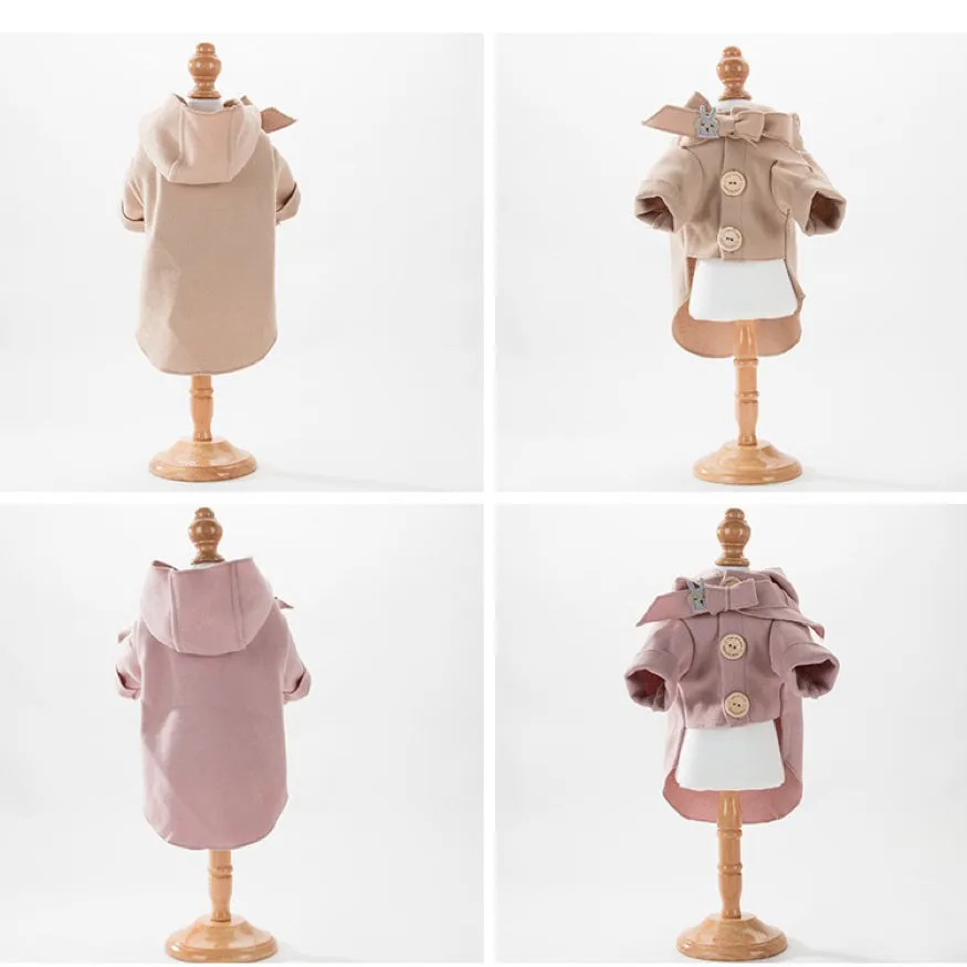 Pet Duffle Trench Coat