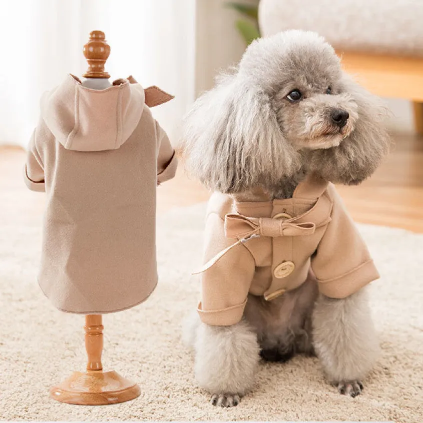 Pet Duffle Trench Coat