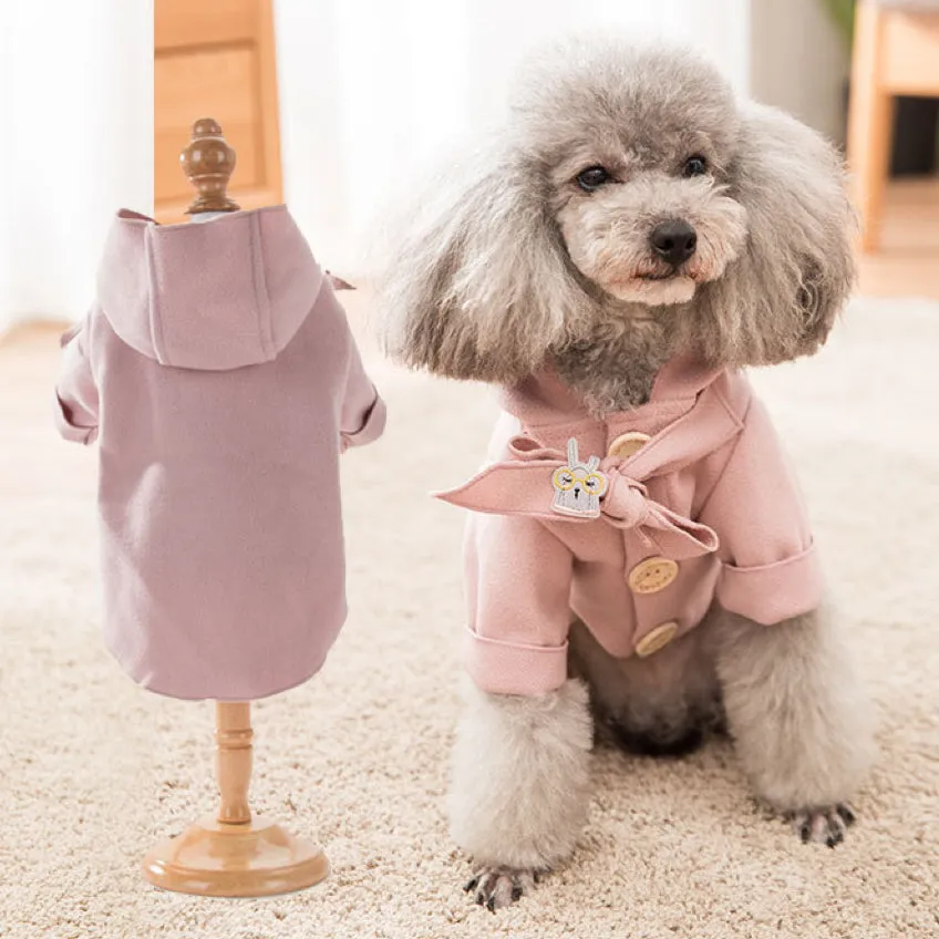 Pet Duffle Trench Coat