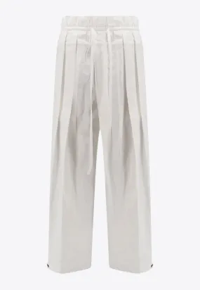 Pleated Wide-Leg Pants