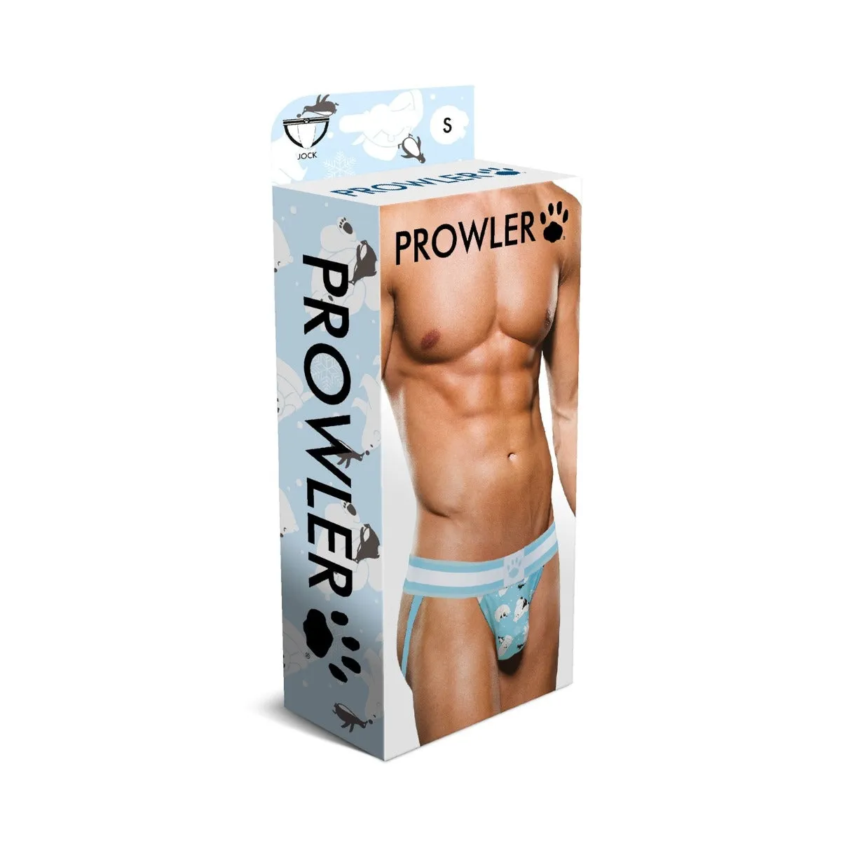 Prowler Winter Animals Jock Strap Blue White