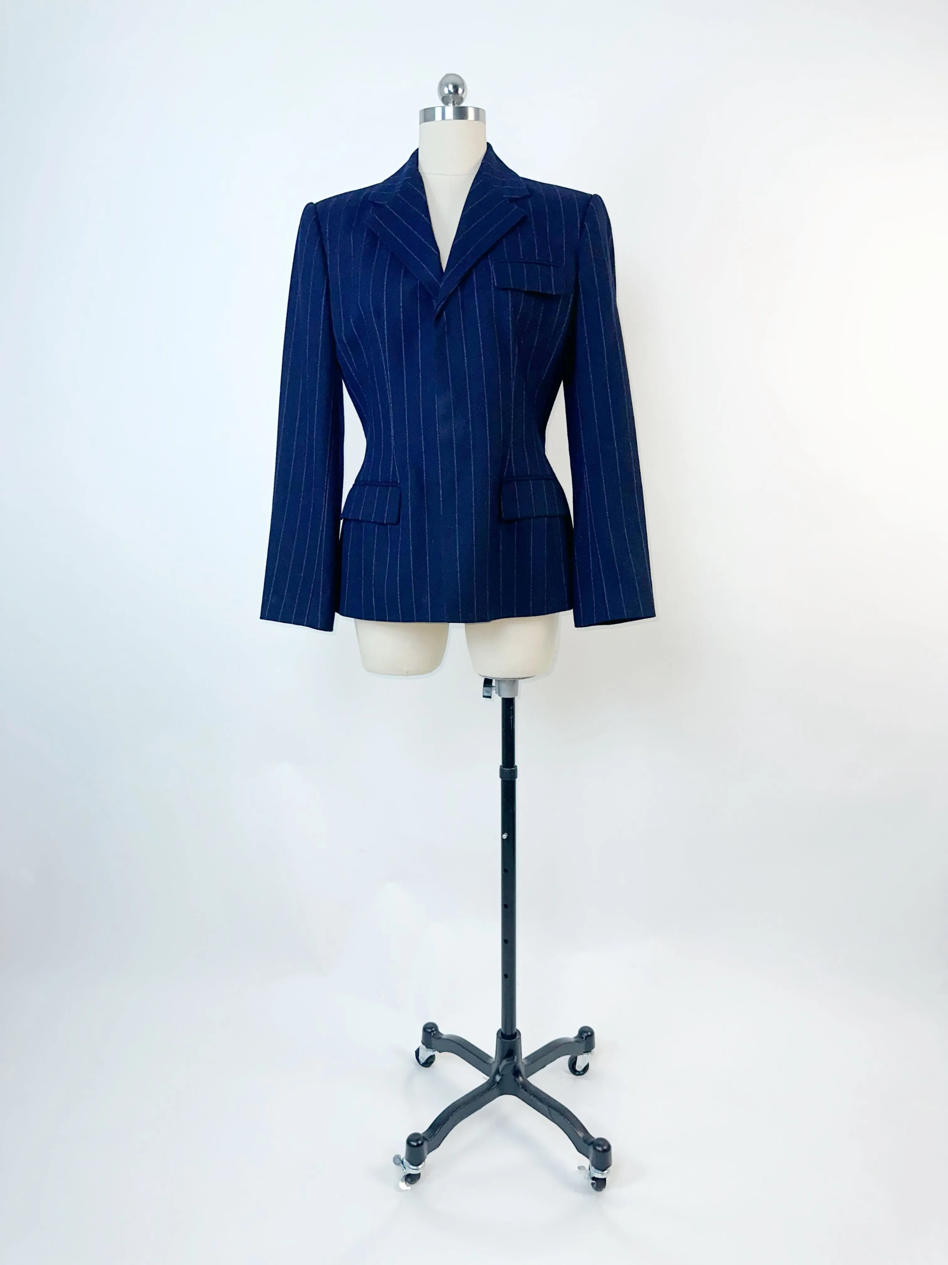Ralph Lauren Vintage Purple Label Pin-Stripped Blazer