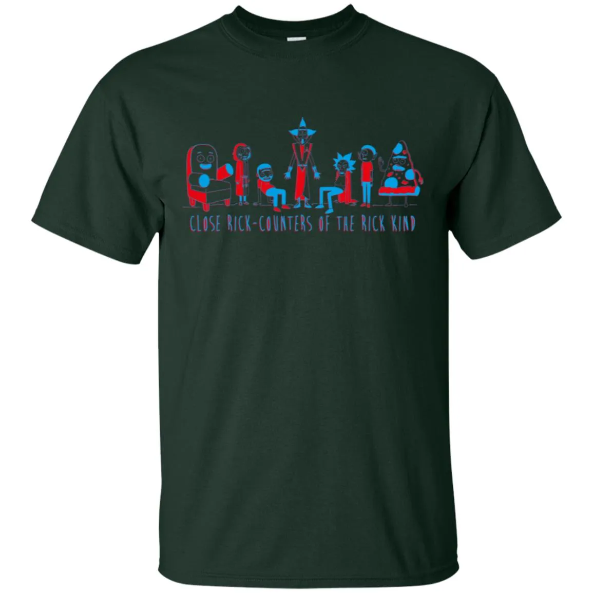 Rick And Morty Close Rick-counters Drawing Men T-Shirt