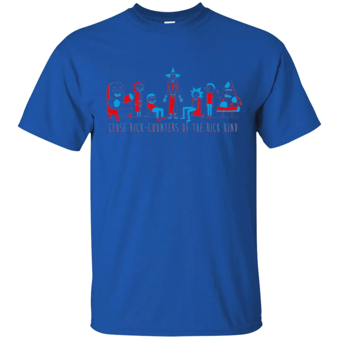 Rick And Morty Close Rick-counters Drawing Men T-Shirt